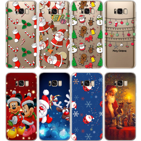 Christmas Gift TPU Coque For Samsung Galaxy J2 J3 J5 J7 Prime S5 S6 S7 Edge S8 S9 Plus A3 A5 A6 A8 Note 8 9 2016 2017 2018 Case