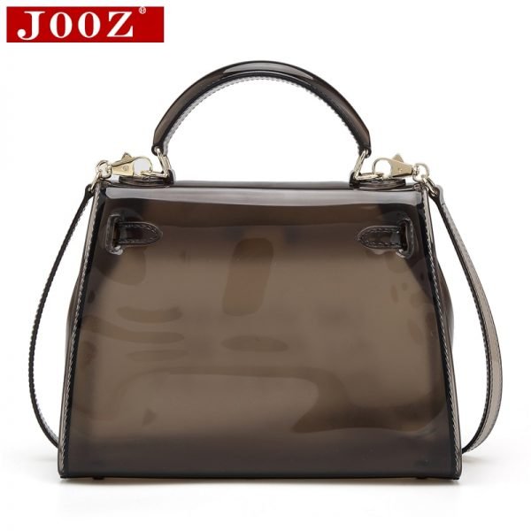 Clear Transparent PVC Shoulder Bags Women Candy Color Women Jelly Bags Purse Solid Color Handbags sac a main femme Crossbody Bag - Image 3