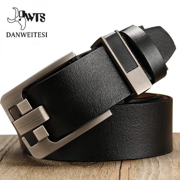 [DWTS]belt male leather belt men male genuine leather strap luxury pin buckle belts for men belt Cummerbunds ceinture homme - Image 2