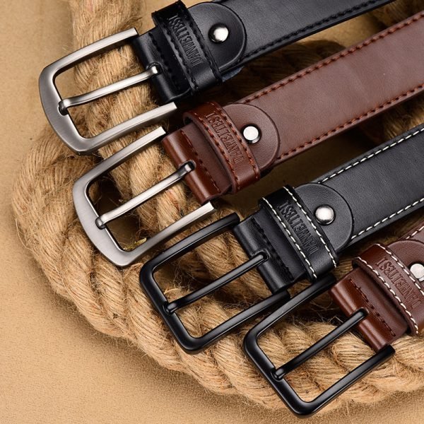 [DWTS]belt male leather belt men male genuine leather strap luxury pin buckle belts for men belt Cummerbunds ceinture homme - Image 5