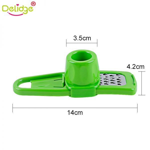 Delidge Candy Color Kitchen Accessories Plastic Ginger Garlic Grinding Tool Magic Silicone Peeler Slicer Cutter Grater Planer - Image 6