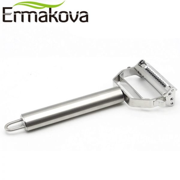 ERMAKOVA Dual Fruit Vegetable Peeler&Julienne Peeler Cutter Sharp Stainless Steel Potato Carrot Grater Planing Kitchen Tools - Image 3