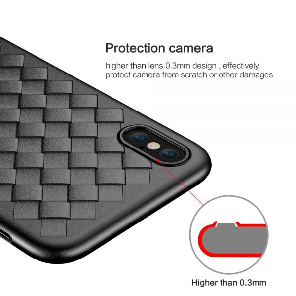 FLOVEME Super Soft Phone Case For iPhone 8 X XS Max Luxury Grid Cases For iPhone 6 6s 7 8 Plus XR XS Cover Silicone Accessories - Image 3