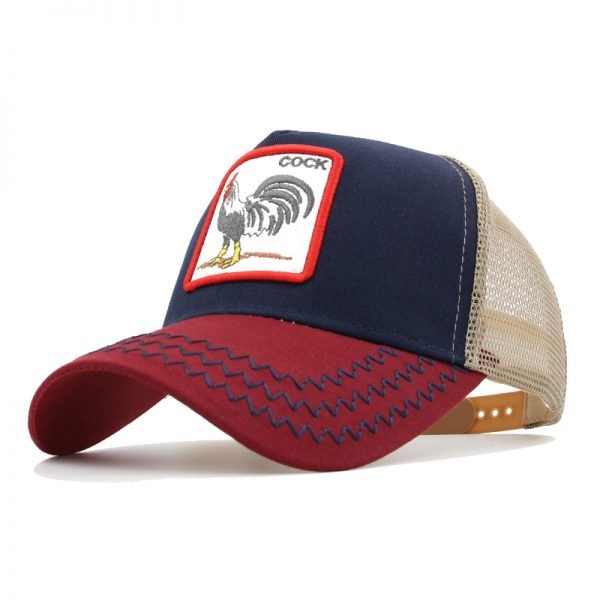 Fashion Animals Embroidery Baseball Caps Men Women Snapback Hip Hop Hat Summer Mesh hat Streetwear Bone gorra animales bordados - Image 3