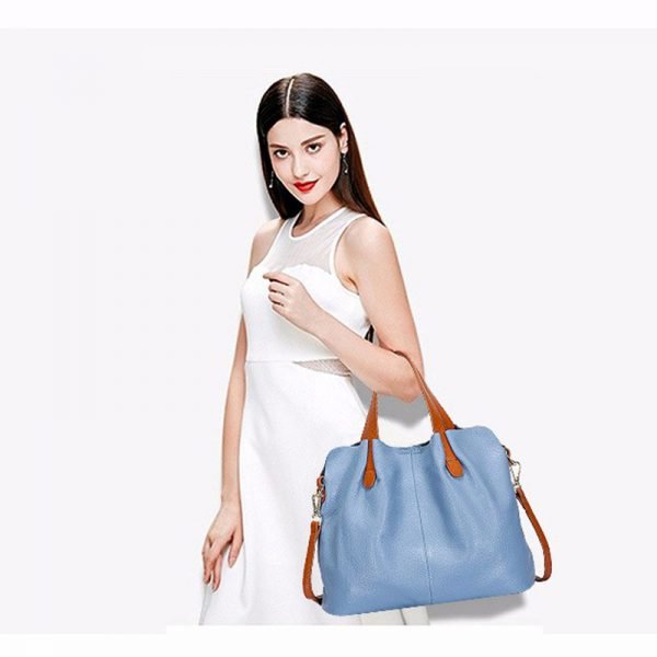 Fashion Genuine Leather Women bag women's handbag Shoulder lady's messenger bag luxury Designer crossbody bags for women ToteS - Image 2