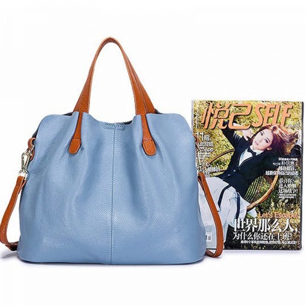 Fashion Genuine Leather Women bag women's handbag Shoulder lady's messenger bag luxury Designer crossbody bags for women ToteS - Image 3