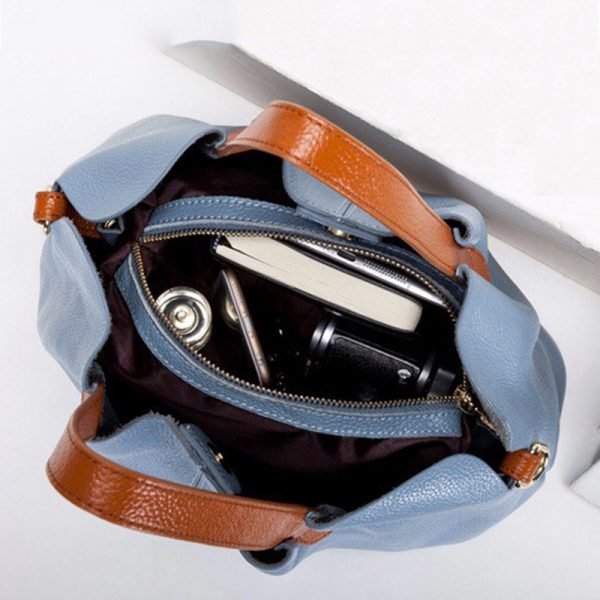 Fashion Genuine Leather Women bag women's handbag Shoulder lady's messenger bag luxury Designer crossbody bags for women ToteS - Image 5