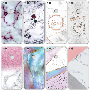For Cover Huawei Mate 10 20 P8 P9 P10 Lite Plus P20 Pro Mini Y6 Y7 2017 G8 P Smart For TPU Marble FundaS Huawei Honor 7A Case