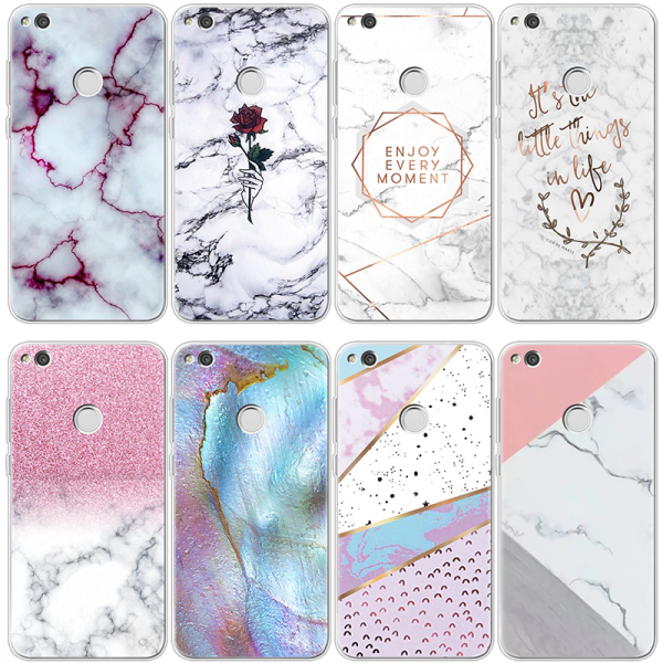 For Cover Huawei Mate 10 20 P8 P9 P10 Lite Plus P20 Pro Mini Y6 Y7 2017 G8 P Smart For TPU Marble FundaS Huawei Honor 7A Case