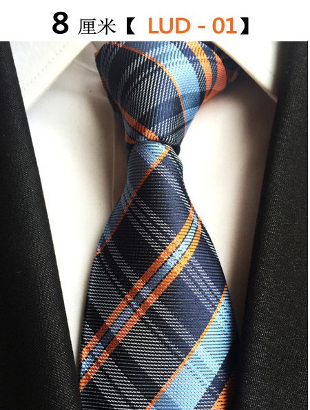 GUSLESON Classic 100% Silk Mens Ties New Design Neck Ties 8cm Plaid&Striped Ties for Men Formal Business Wedding Party Gravatas - Image 2