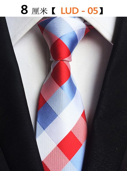 GUSLESON Classic 100% Silk Mens Ties New Design Neck Ties 8cm Plaid&Striped Ties for Men Formal Business Wedding Party Gravatas - Image 3