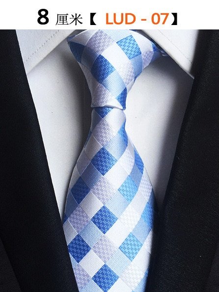 GUSLESON Classic 100% Silk Mens Ties New Design Neck Ties 8cm Plaid&Striped Ties for Men Formal Business Wedding Party Gravatas - Image 5