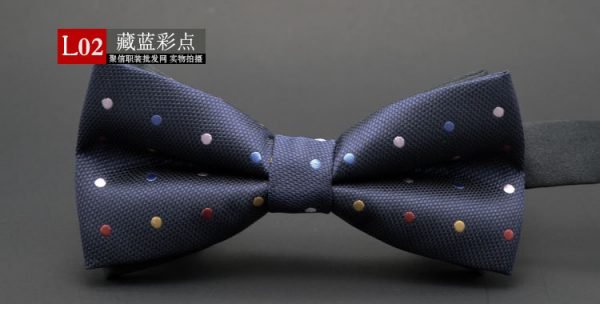 GUSLESON NEW Dot Bow Tie Wedding Bowtie Noeud Papillon Boys & Girls Polyester Silk Pajaritas Cravat Bowties Female Male Neckwear - Image 2