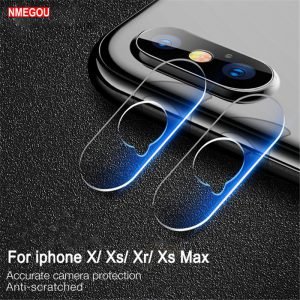 Glass Screen Protector Full Cover for IPhone X XR XS Max Camera Phone Lens Case for IPone 6 6s 7 8 Plus Etui Bumper Accessories