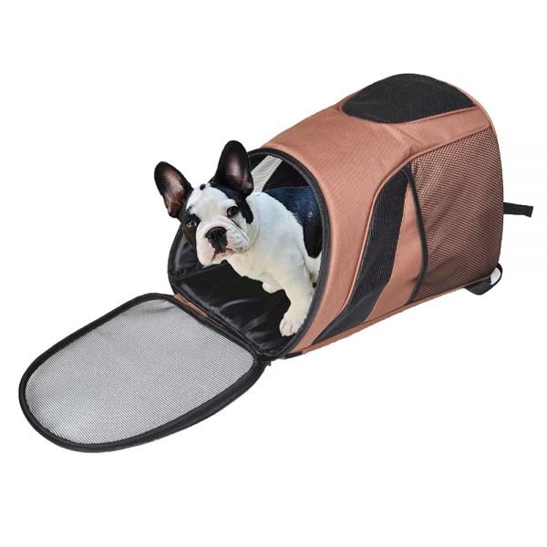 Gomaomi Pet Carrier Premium Travel Outdoor Mesh Backpack Carry Bag Accessory Dog Cat Rabbit Small Pets Cage House - Image 3