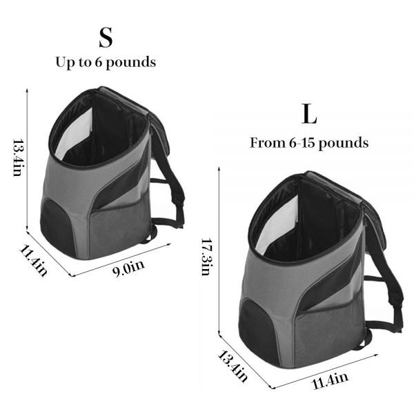 Gomaomi Pet Carrier Premium Travel Outdoor Mesh Backpack Carry Bag Accessory Dog Cat Rabbit Small Pets Cage House - Image 6