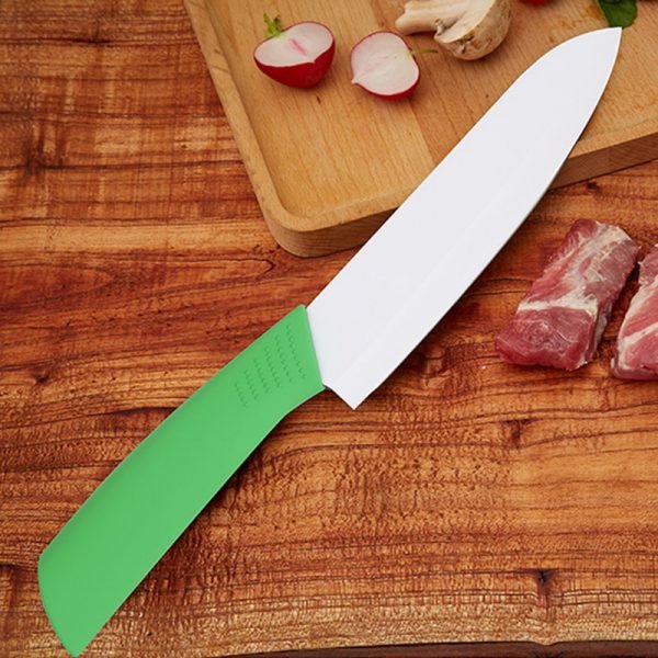High Quality  Kitchen Cooking Tools Ceramic Knife Single 3 4 5 6 inch White Blade colorful  Handle Ceramic Paring kitchen Knives - Image 4