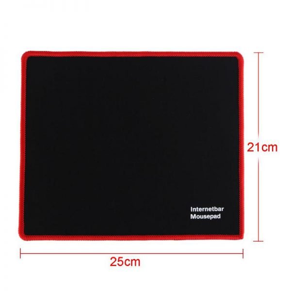 Hot Locking Edge Gaming Mouse Pad Gamer Solid Color Game Mouse Mat Anti-slip Natural Rubber Mousepad for PC Laptop 25x21cm - Image 6