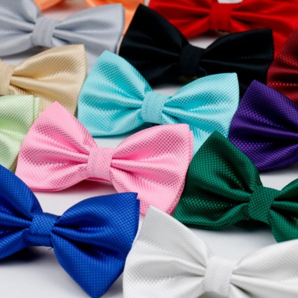 Hot Selling Plaid Bowties Groom Mens Solid Fashion Cravat For Men Butterfly Gravata Male Marriage Wedding Party Bow Ties BT-001