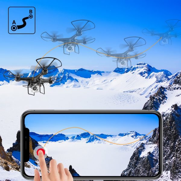 INKPOT Quadrocopter with Camera JJRC H68 RC Drone Profissional Quadcopter High Hold Headless Mode Dron 20 Minutes Playing Time - Image 2