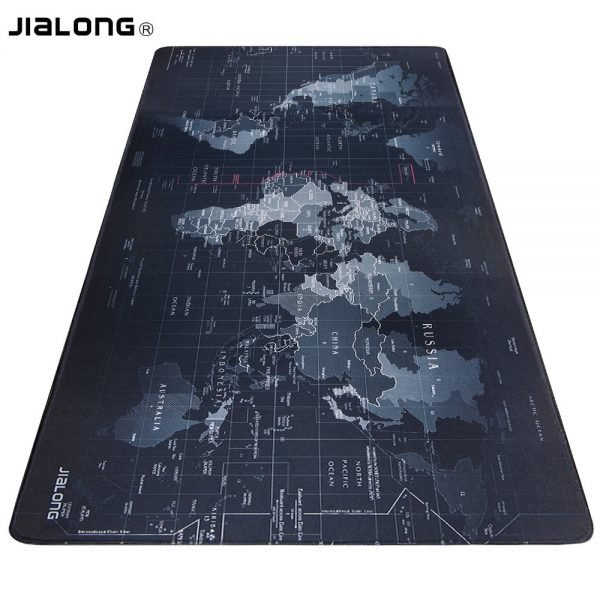 JIALONG Black World Map Mouse Pad Non-slip Rubber Muismat Gaming Mouse Pad 90*40cm Large Speed Mousepad Mat For Mause Pad Gamer - Image 2