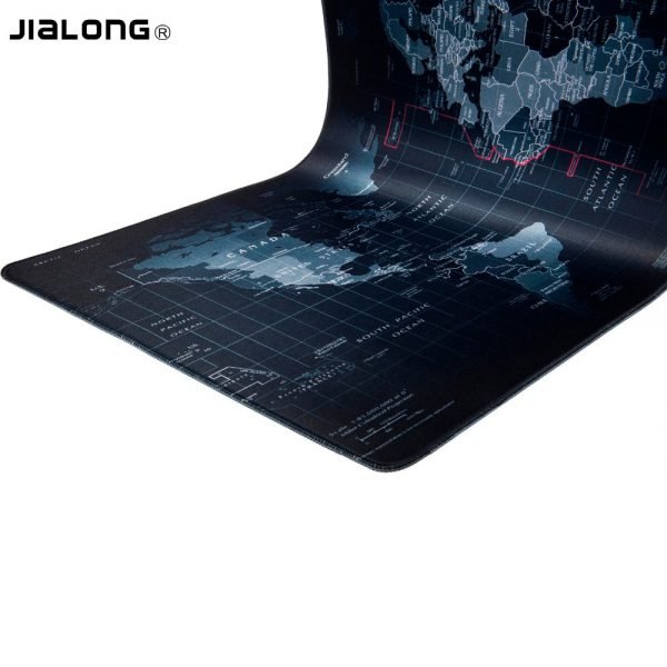 JIALONG Black World Map Mouse Pad Non-slip Rubber Muismat Gaming Mouse Pad 90*40cm Large Speed Mousepad Mat For Mause Pad Gamer - Image 4