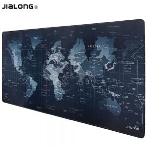 JIALONG Black World Map Mouse Pad Non-slip Rubber Muismat Gaming Mouse Pad 90*40cm Large Speed Mousepad Mat For Mause Pad Gamer