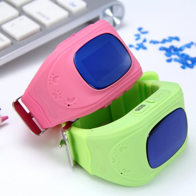 KGG Anti Lost Q50 OLED Child GPS Tracker SOS Smart Monitoring Positioning Phone Kids GPS Baby Watch Compatible IOS & Android - Image 2