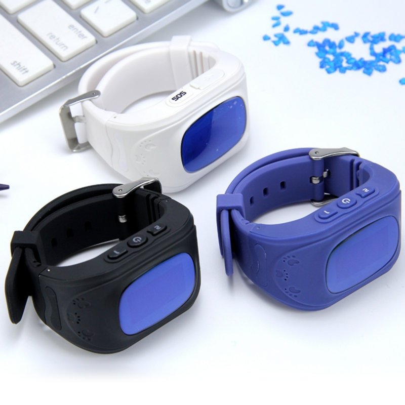 KGG Anti Lost Q50 OLED Child GPS Tracker SOS Smart Monitoring Positioning Phone Kids GPS Baby Watch Compatible IOS & Android - Image 3