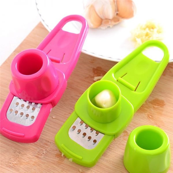 Kitchen Accessories Multi Functional Garlic Presses Ginger Garlic Grinding Grater Planer Slicer Cutter Vegetabl Cooking Tool - Image 3