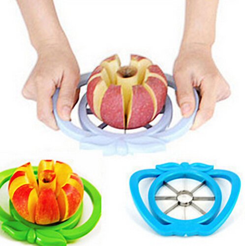 Kitchen Apple Slicer Corer Cutter Pear Fruit Divider Tool Comfort Handle for Kitchen Apple Peeler Fast Shipping