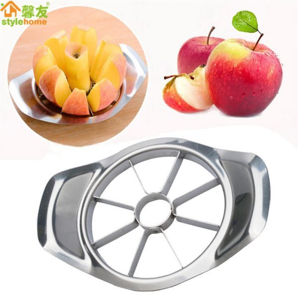 Kitchen Gadgets Stainless Steel Apple Cutter Slicer Vegetable Fruit Tools Kitchen Accessories  Apple Easy Cut Slicer Cutter