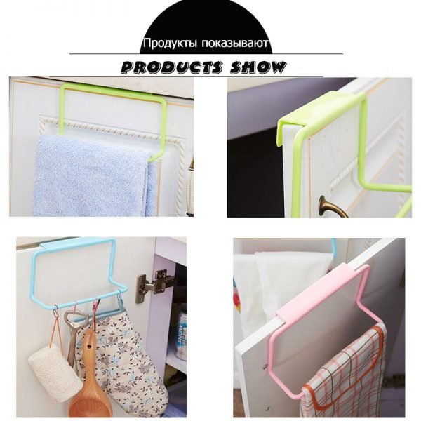 Kitchen Over Door Organizer bathroom shelf towel Cabinet Cupboard Hanger Shelf For Kitchen Supplies Accessories tools 23 - Image 2