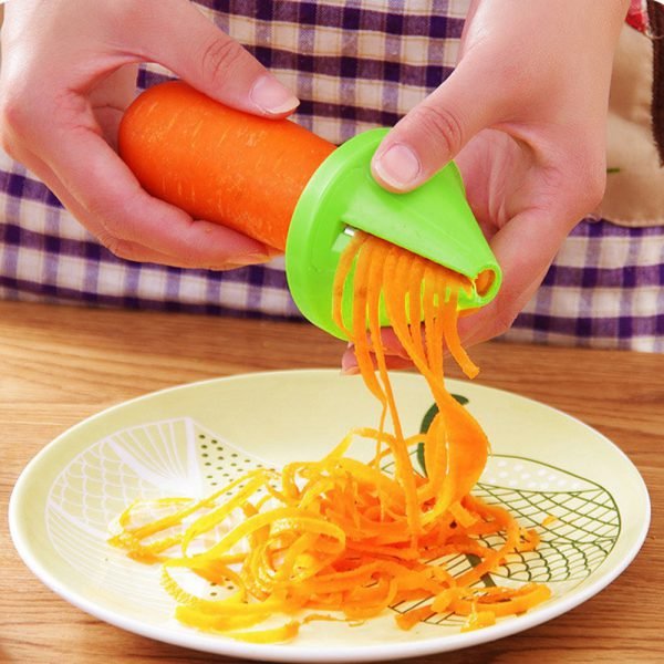 Kitchen Tools Accessories Gadget Funnel Model Spiral Slicer Vegetable Shred Device Cooking Salad Carrot Radish Cutter Hot Sale