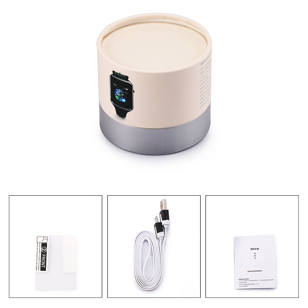 LEMFO Bluetooth Smart Watch Men Q18 With Touch Screen Big Battery Support TF Sim Card Camera for Android Phone Smartwatch - Image 5