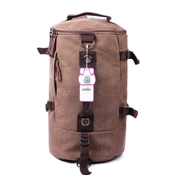 Large Capacity Man Travel Bag Mountaineering Backpack Men Bags Canvas Bucket Shoulder Backpack 012 - Image 5