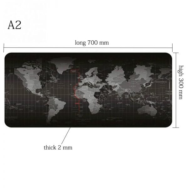 Large Old World Map Game Mouse Pad Mat Laptop Gaming Mousepad Rubber Mouse Pads Gamer Fashion Office Desk Pad - Image 6