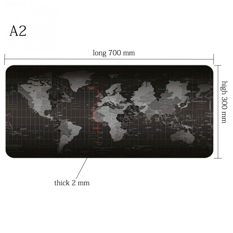 Large Old World Map Game Mouse Pad Mat Laptop Gaming Mousepad Rubber Mouse Pads Gamer Fashion Office Desk Pad - Image 6