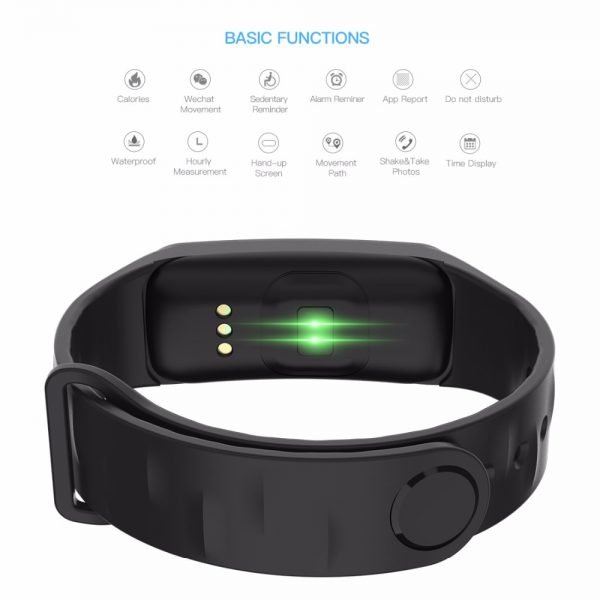 Lerbyee C1Plus Smart Bracelet Color Screen Blood Pressure Fitness Tracker Heart Rate Monitor Smart Band Sport for Android IOS - Image 4