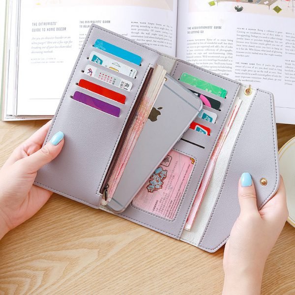 Long Wallet Women Purses Tassel Fashion Coin Purse Card Holder Wallets Female High Quality Clutch Money Bag PU Leather Wallet - Image 4