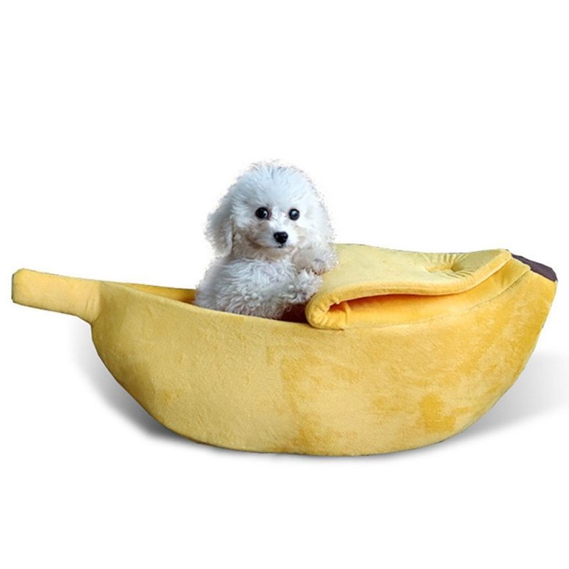 Lovely Creative Banana Shaped Dog/Cat House Soft Warm Kennel Sleeping Bed House Tent Pet Supply Dogs/Cats Accessories - Image 3
