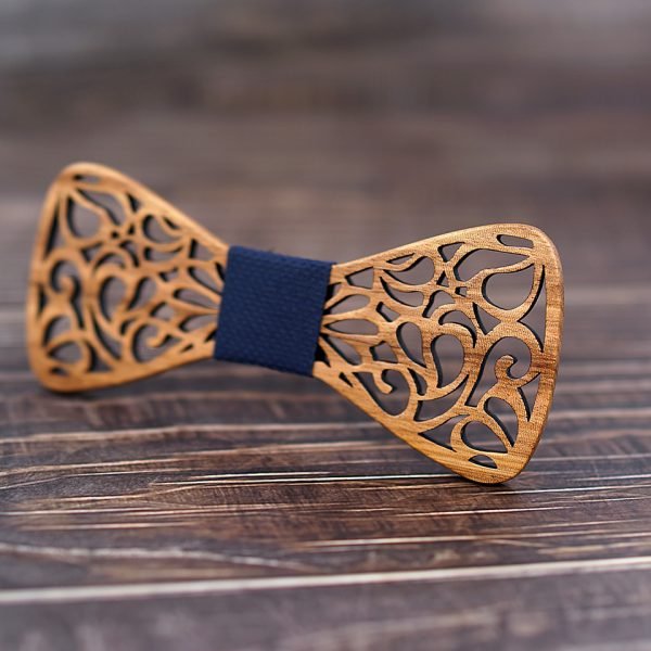 Mahoosive New Floral Wood Bow Ties for Men Bowtie Hollow Butterflies Wedding suit wooden bowtie Shirt krawatte Bowknots Slim tie - Image 2
