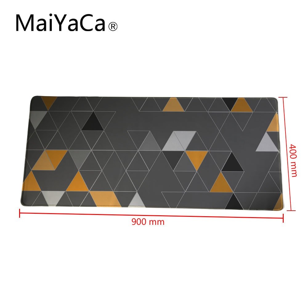 MaiYaCa Mouse pad For Steelseries mouse Triangle wallpaper Extended large gaming Mouse pad for keyboard and mouse 900*400mm - Image 2