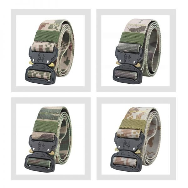 Maikun Military Equipment Combat Tactical Belts for Men US Army Training Nylon Metal Buckle Waist Belt Outdoor Hunting Waistband - Image 3