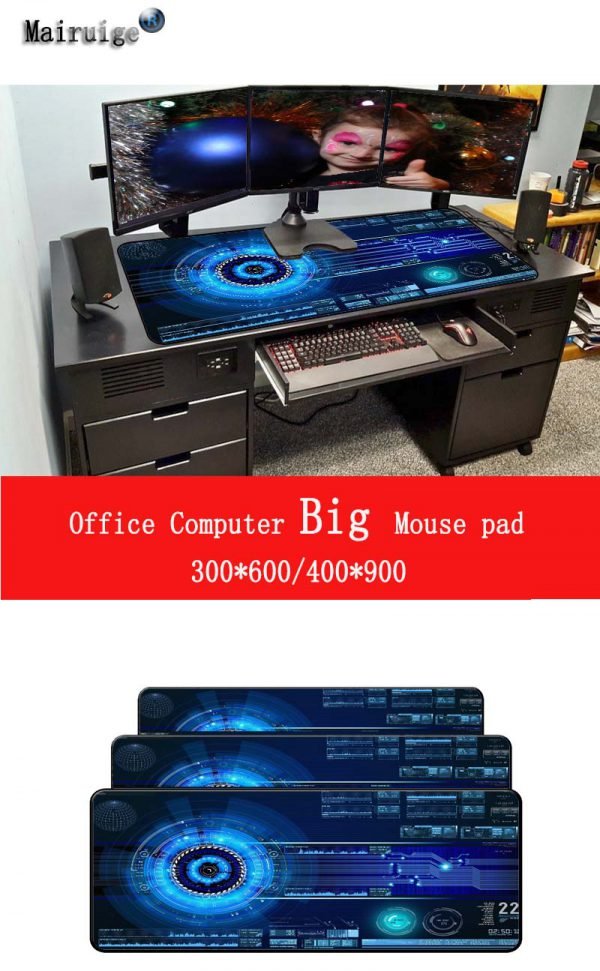 Mairuige 90X40CM Super Large Size Mouse Pad Natural Rubber Material Waterproof Desk Gaming Mousepad Desk Mats for dota LOL CSGO - Image 4