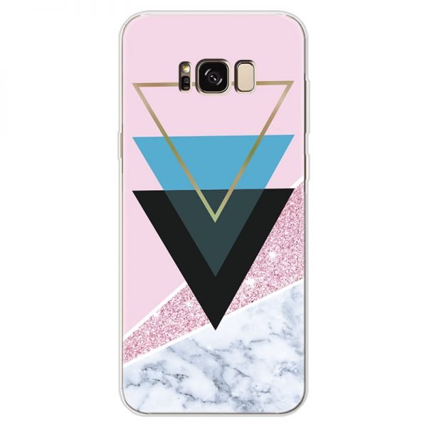 Marble Geometric Case For Samsung Galaxy Note 8 9 J2 J3 J5 J7 Prime S6 S7 Edge S8 S9 Plus A3 A5 2016 2017 A6 A8 2018 TPU Cover - Image 2