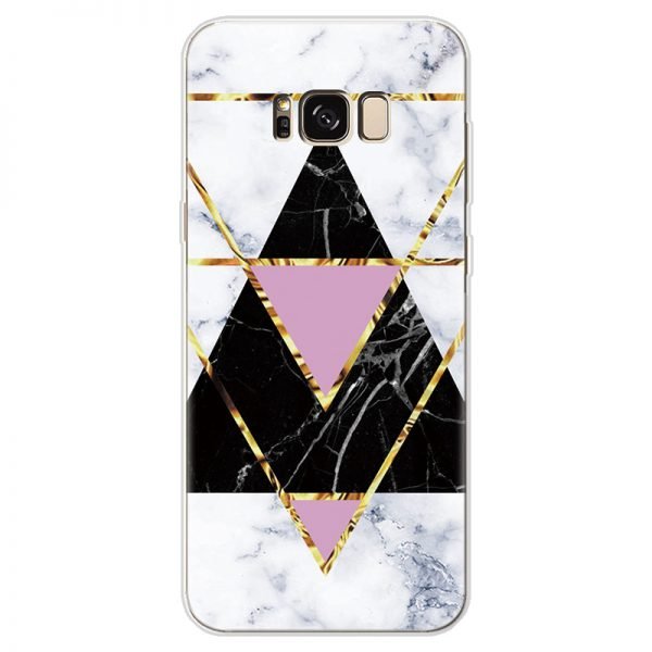 Marble Geometric Case For Samsung Galaxy Note 8 9 J2 J3 J5 J7 Prime S6 S7 Edge S8 S9 Plus A3 A5 2016 2017 A6 A8 2018 TPU Cover - Image 3