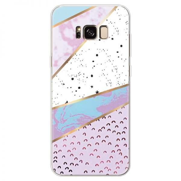 Marble Geometric Case For Samsung Galaxy Note 8 9 J2 J3 J5 J7 Prime S6 S7 Edge S8 S9 Plus A3 A5 2016 2017 A6 A8 2018 TPU Cover - Image 4
