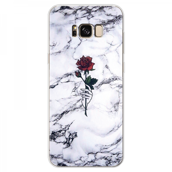 Marble Letter Case For Samsung Galaxy J2 J3 J5 J7 Prime S6 S7 Edge S8 S9 Plus A3 A5 A6 A8 Note 8 9 2016 2017 2018 TPU Back Cover - Image 2