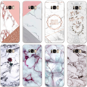Marble Letter Case For Samsung Galaxy J2 J3 J5 J7 Prime S6 S7 Edge S8 S9 Plus A3 A5 A6 A8 Note 8 9 2016 2017 2018 TPU Back Cover